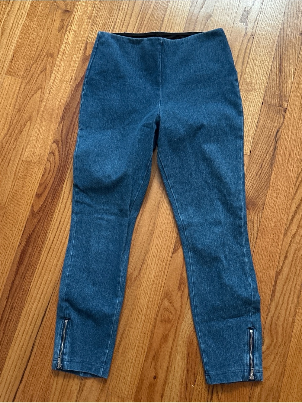 Lysse Dark Blue Jeggings with Ankle Zips